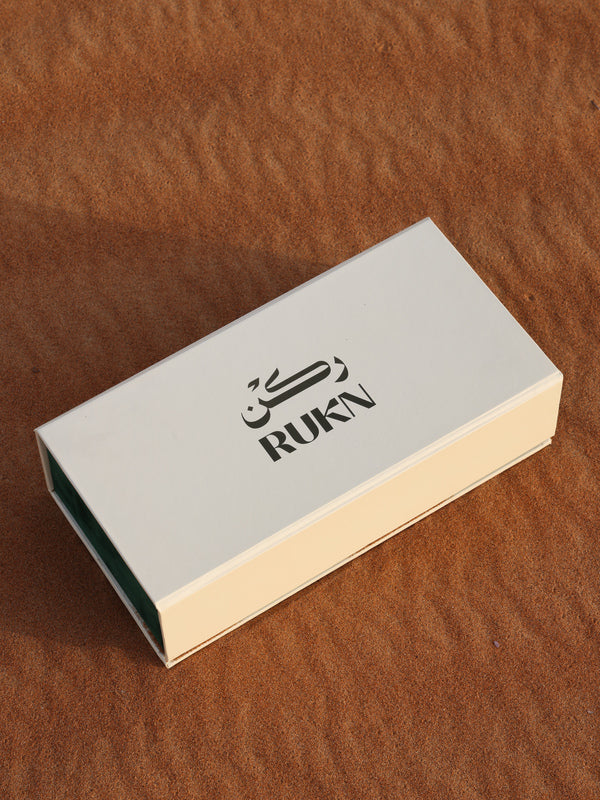 Glass Cup Box- Beige